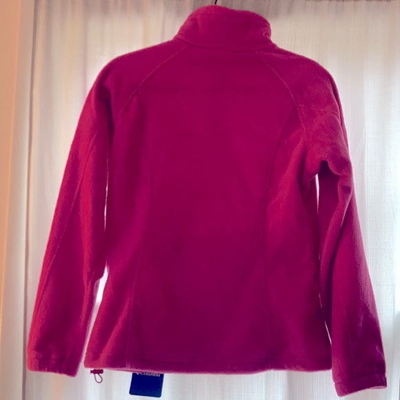 NWT Columbia super cute &warm pink fleece full zip coat size Sm - Picture 8 of 9